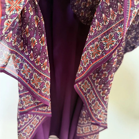 [L] Max Studio Purple Long Sleeve Dress - Picture 6 of 8